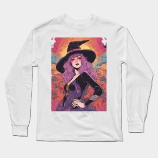 cute witch Long Sleeve T-Shirt